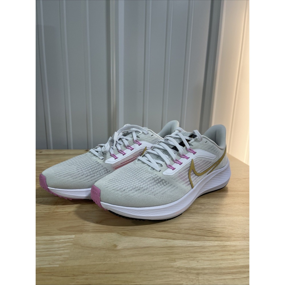 Nike Women's Air Zoom Pegasus 39 Sneakers‎ White/Gold/Pink DH4072-104